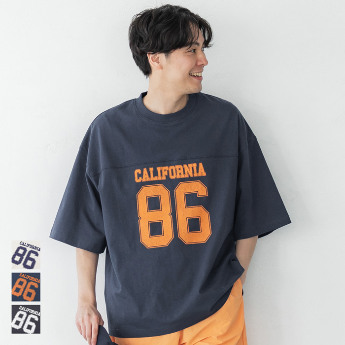 フットボールプリント半袖Tシャツ[品番：PA000013897]｜coca（コカ）のメンズファッション通販｜SHOPLIST（ショップリスト）