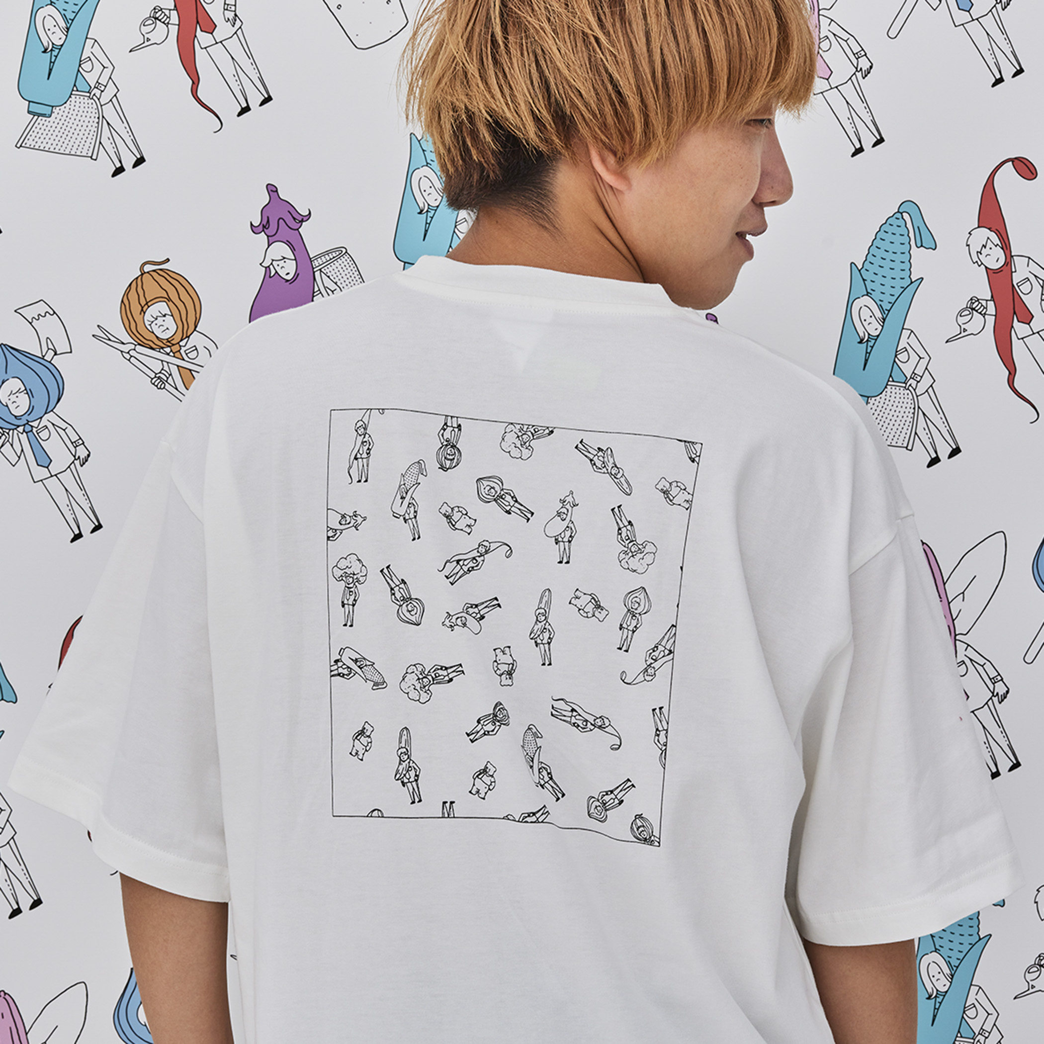 §はじめしゃちょーの畑×coen  ロゴ入りバックプリントTシャツ[品番：COEW0003981]｜coen【men】（コーエン）のメンズファッション通販｜SHOPLIST（ショップリスト）