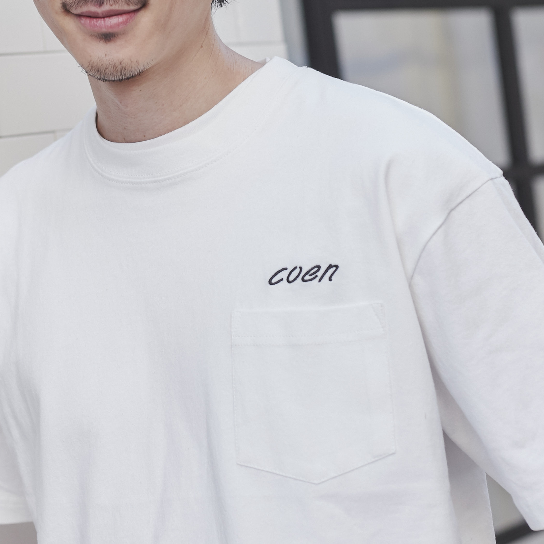 コーエンロゴ刺繍Tシャツ[品番：COEW0004225]｜coen【men】（コーエン