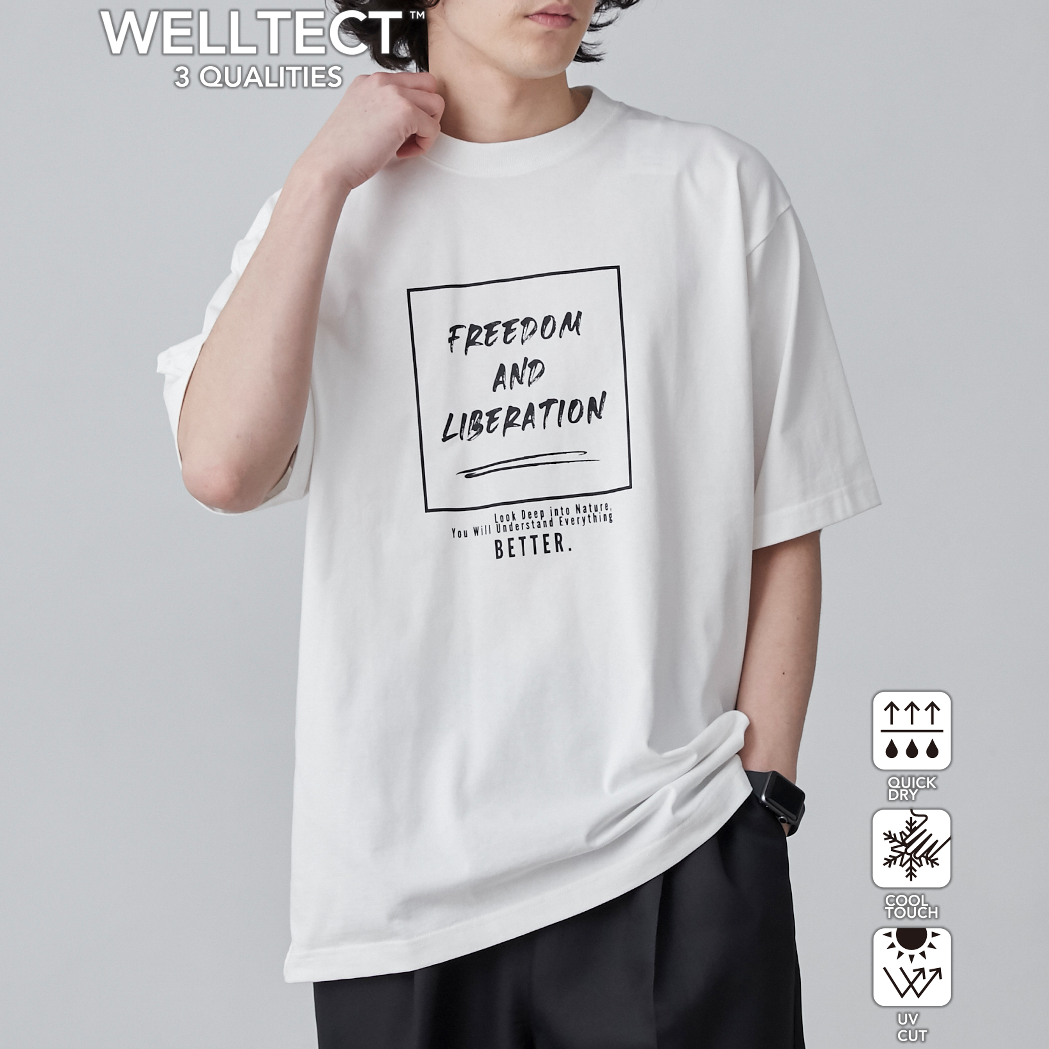 WELLTECT】boxロゴプリントTシャツ（WEB限定カラー）[品番