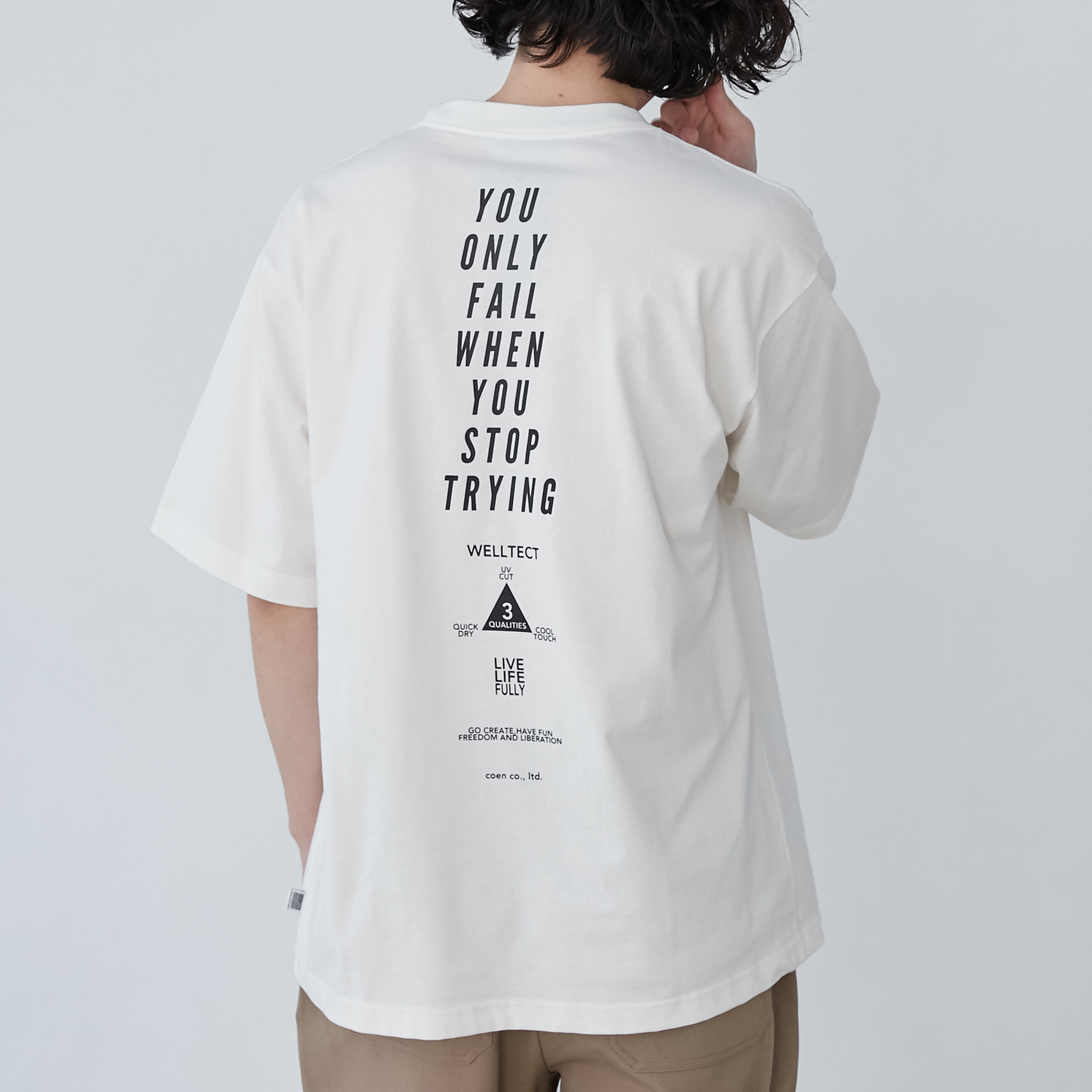 WELLTECT】ロゴバックプリントTシャツ（WEB限定カラー）[品番  