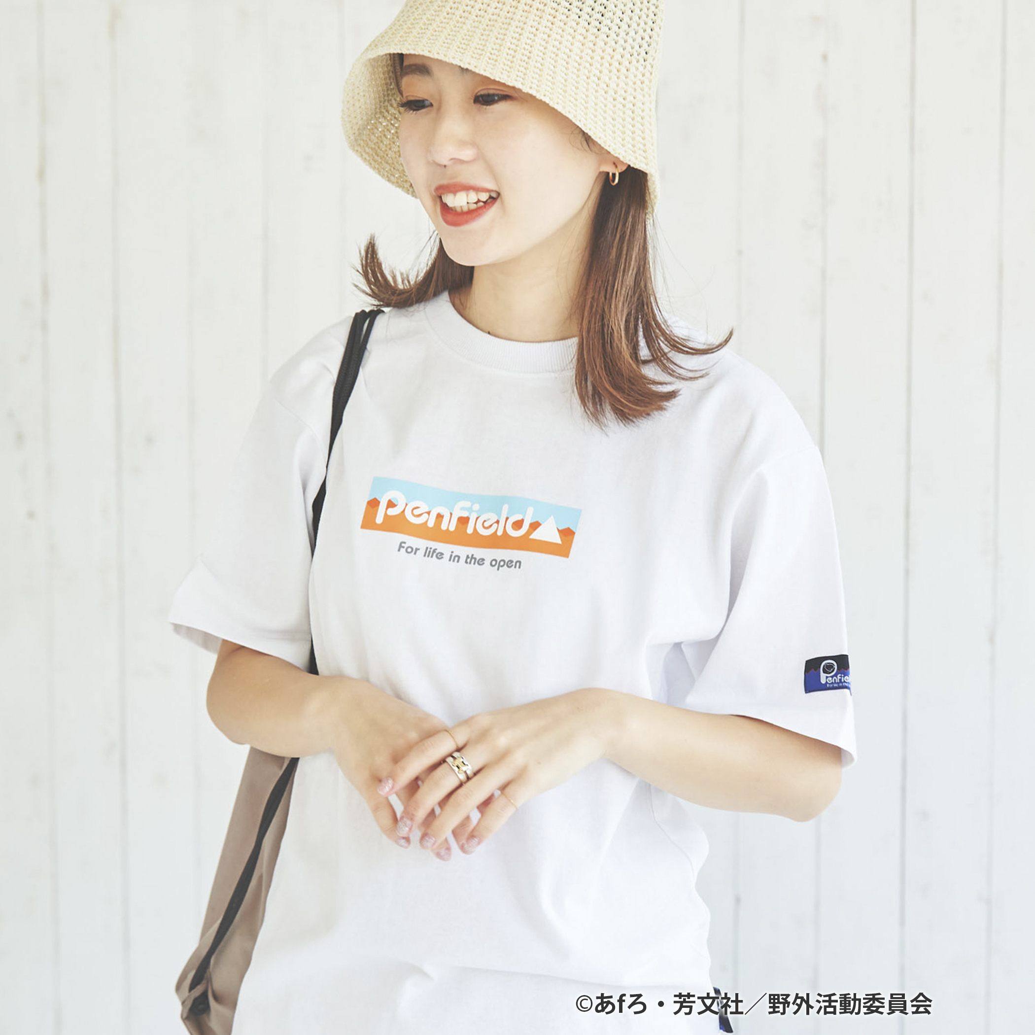 Penfield×ゆるキャン ×coenトリプルコラボTシャツ[品番