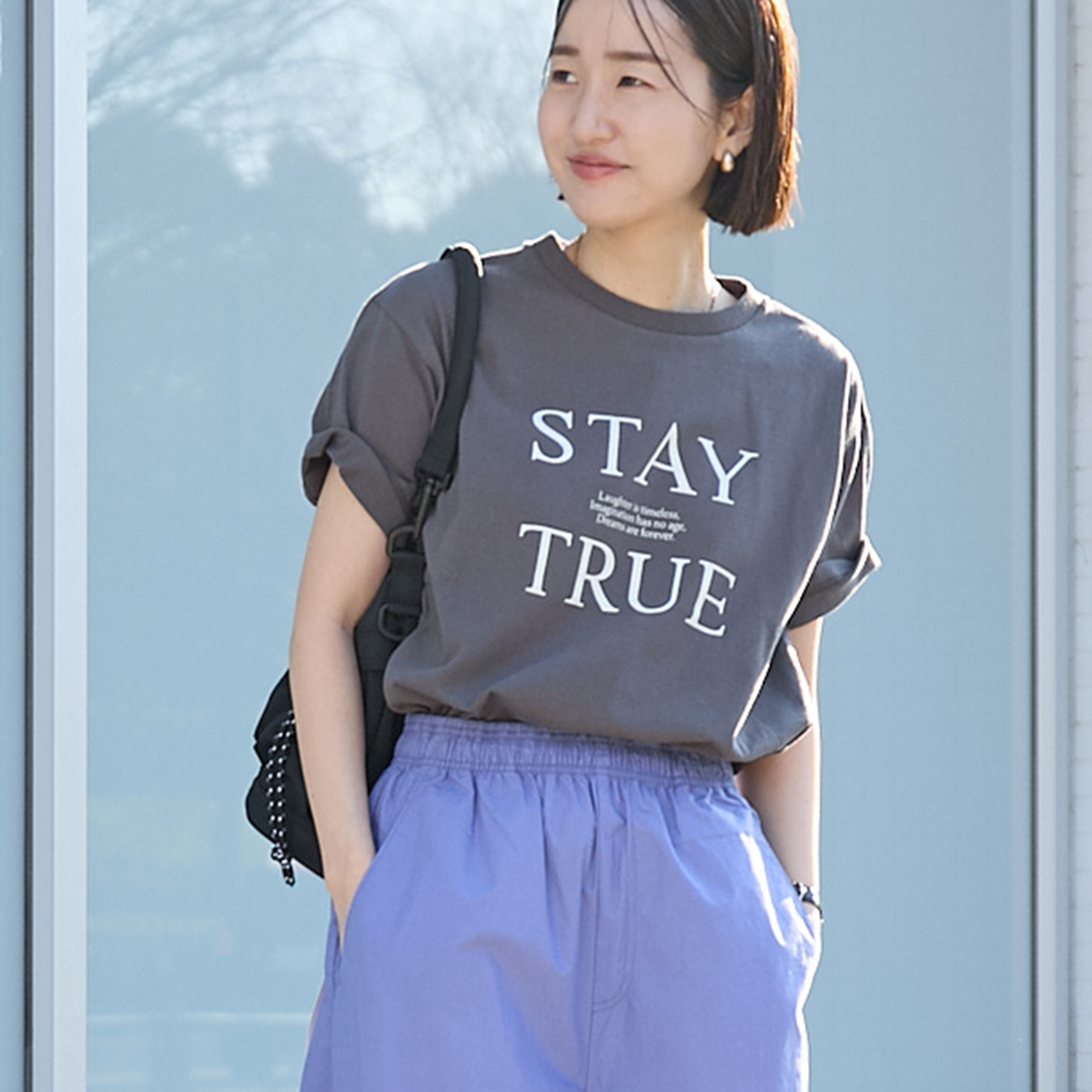 USAコットンロゴTシャツ[品番：COEW0005438]｜coen【women】（コーエン 