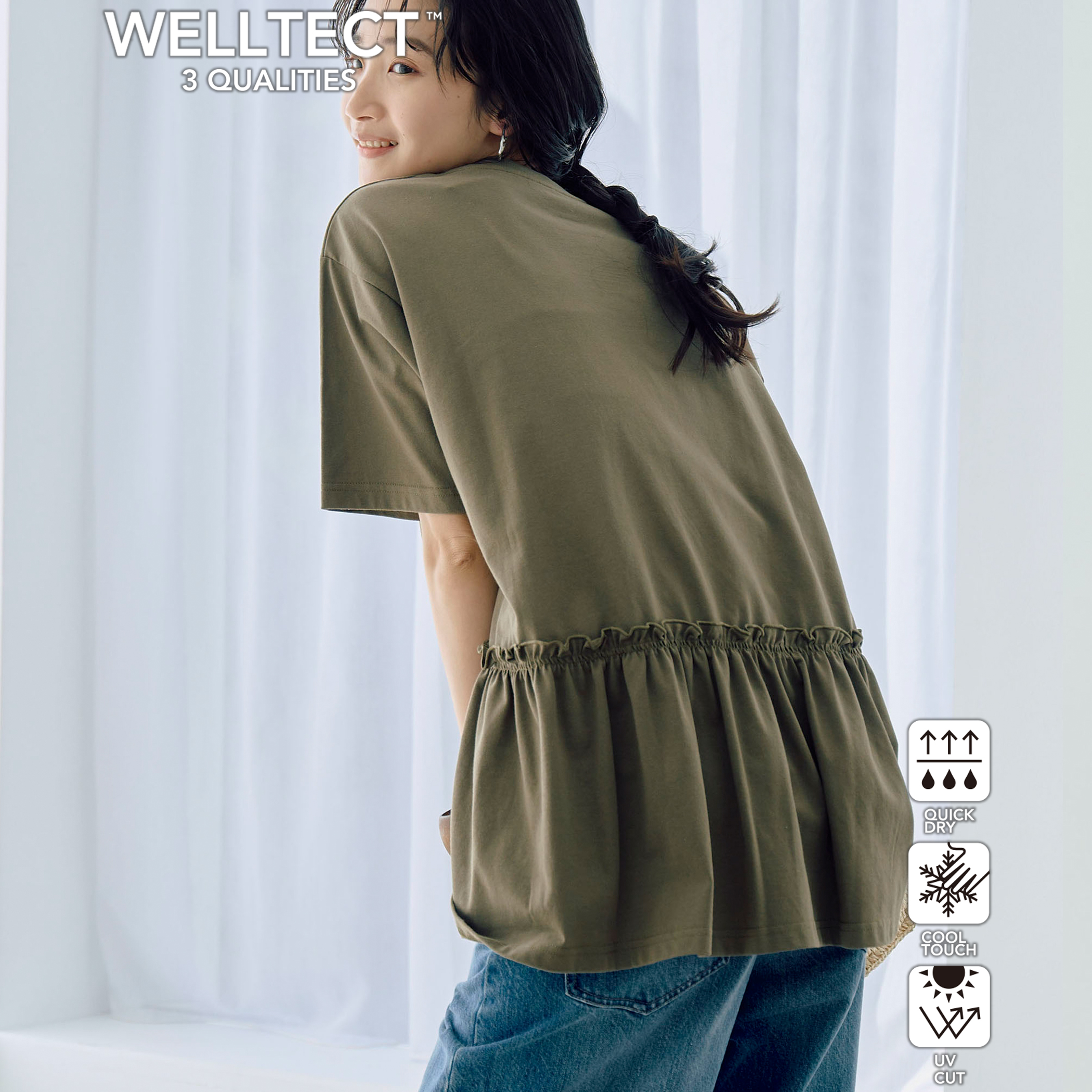 【WELLTECT】バックティアードトップス[品番：COEW0005637]｜coen【women】（コーエン）のレディースファッション通販｜SHOPLIST（ショップリスト）