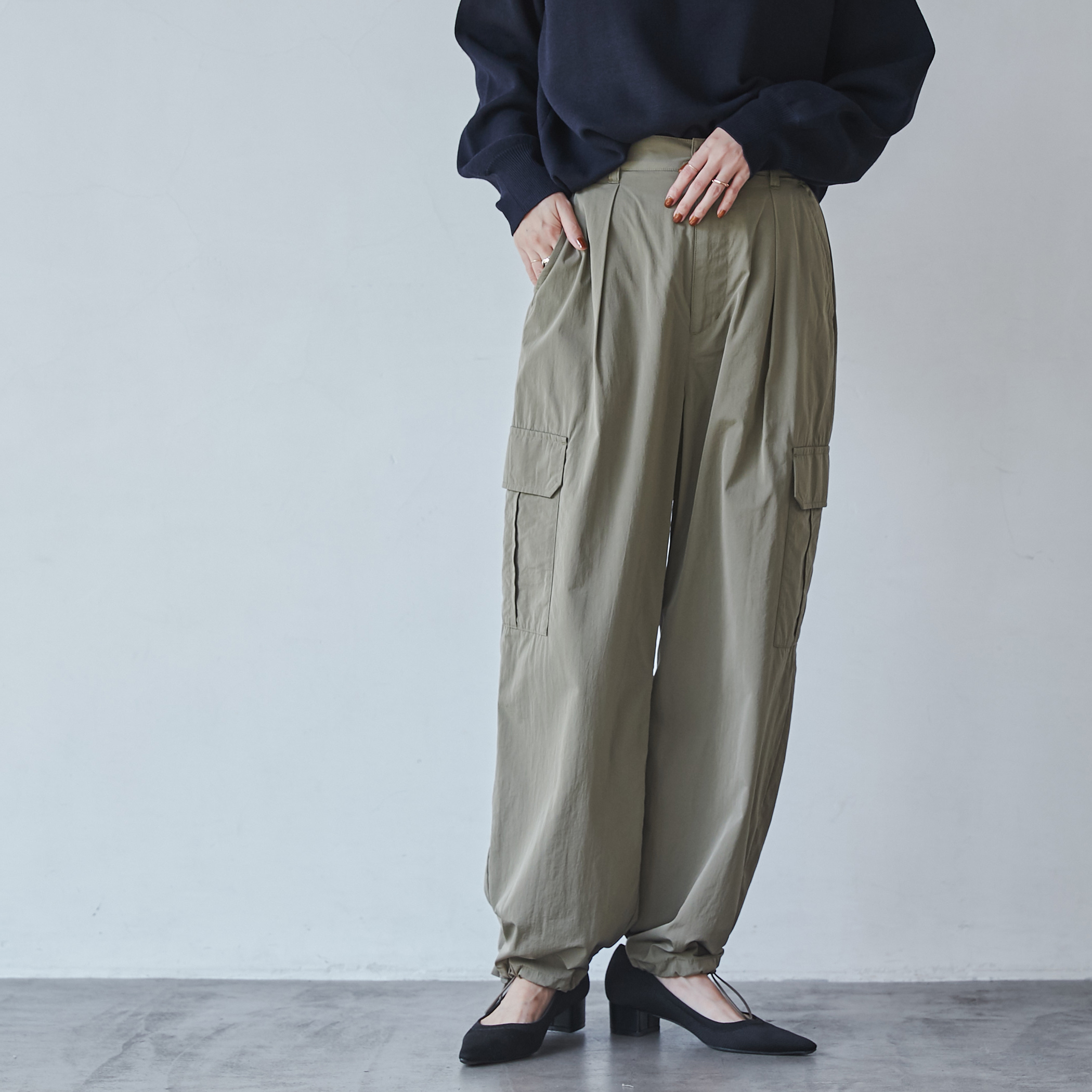 YACA 【新品】nylon cargo pants ナイロンカーゴパンツ
