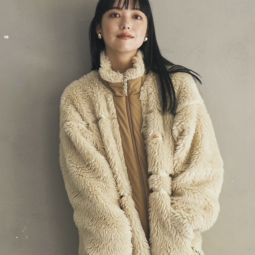 BEIGE】［洗える］KELTY(ケルティ)別注ボリュームボアジャケット[品番