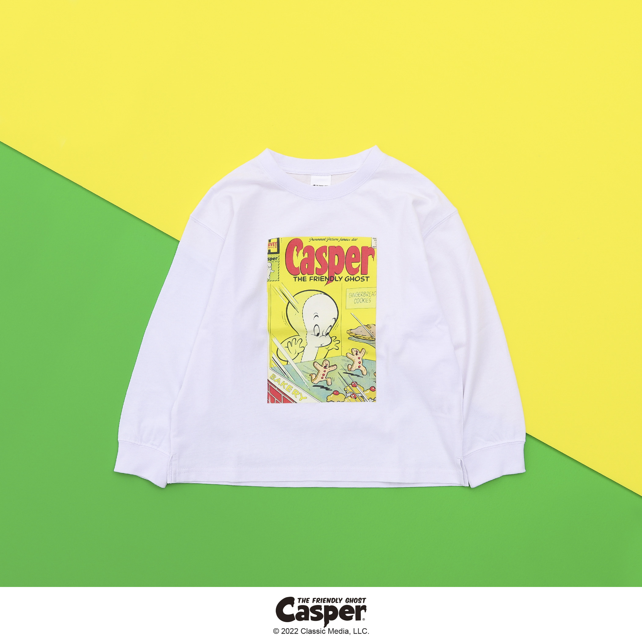 Casper 別注プリントロングスリーブTシャツ（WEB限定サイズ