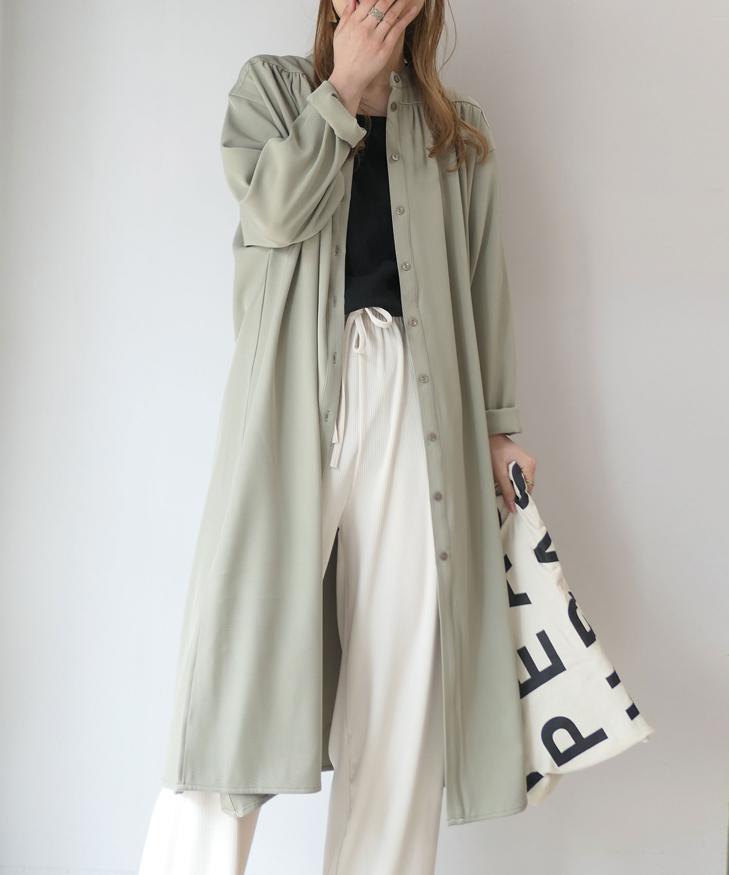 サイドスリットバンドカラーシャツワンピ 品番 Triw Corners コーナーズ のレディースファッション通販 Shoplist ショップリスト