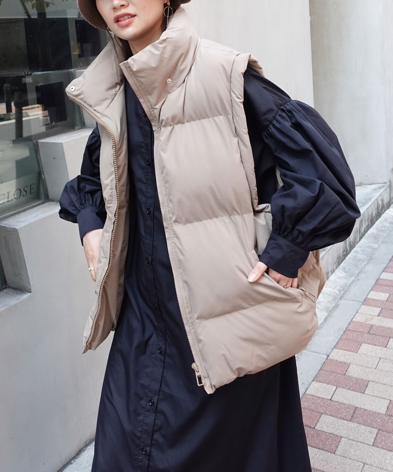 CORNERS by KR 4wayボアキルティングジャケット - organicfarmermag.com