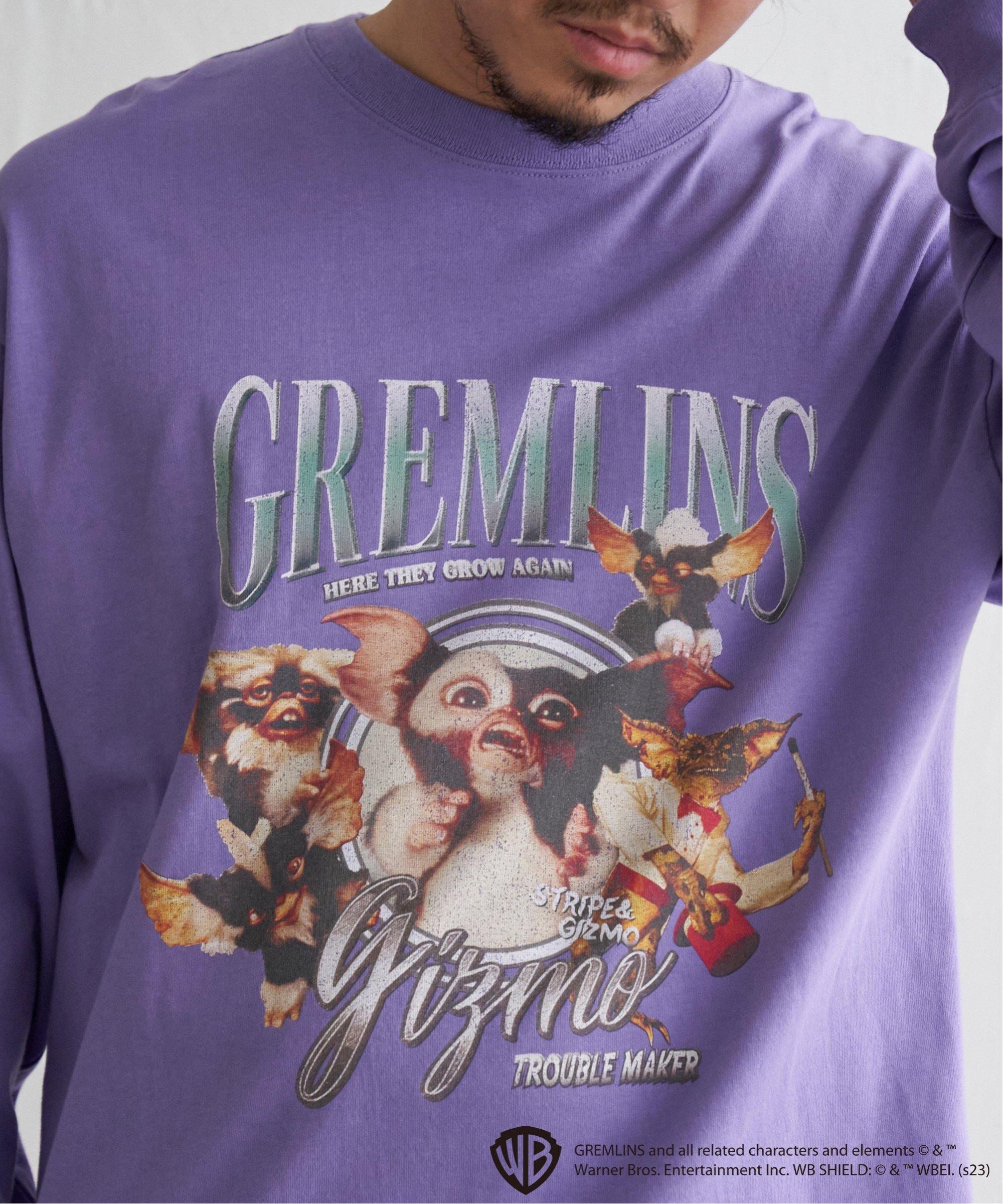 スウェット 「GREMLiNS グレムリン」ヴィンテージライク ポスター