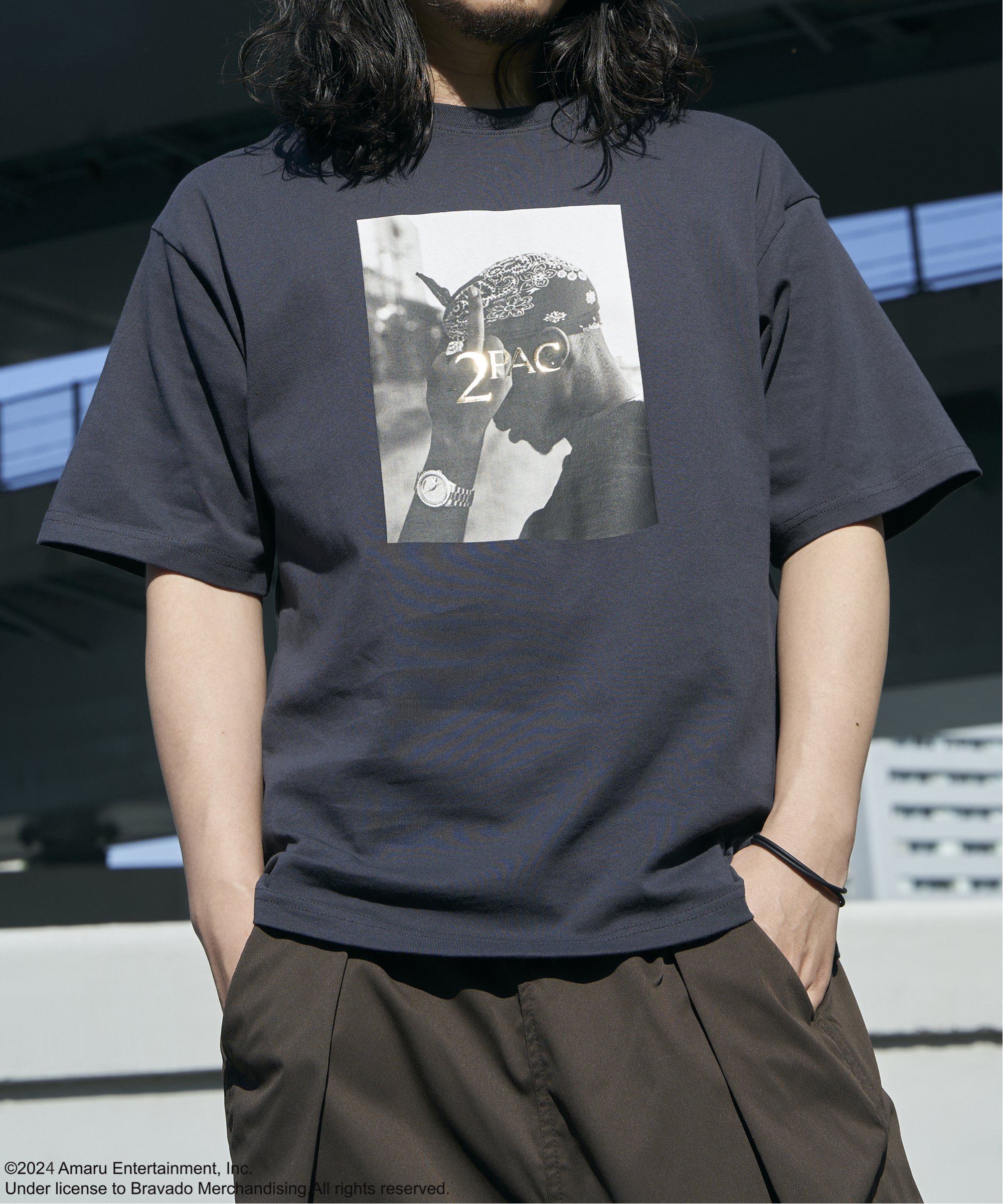 2PAC 2パック フォトTシャツ[品番：IKAW0020609]｜VENCE share style 