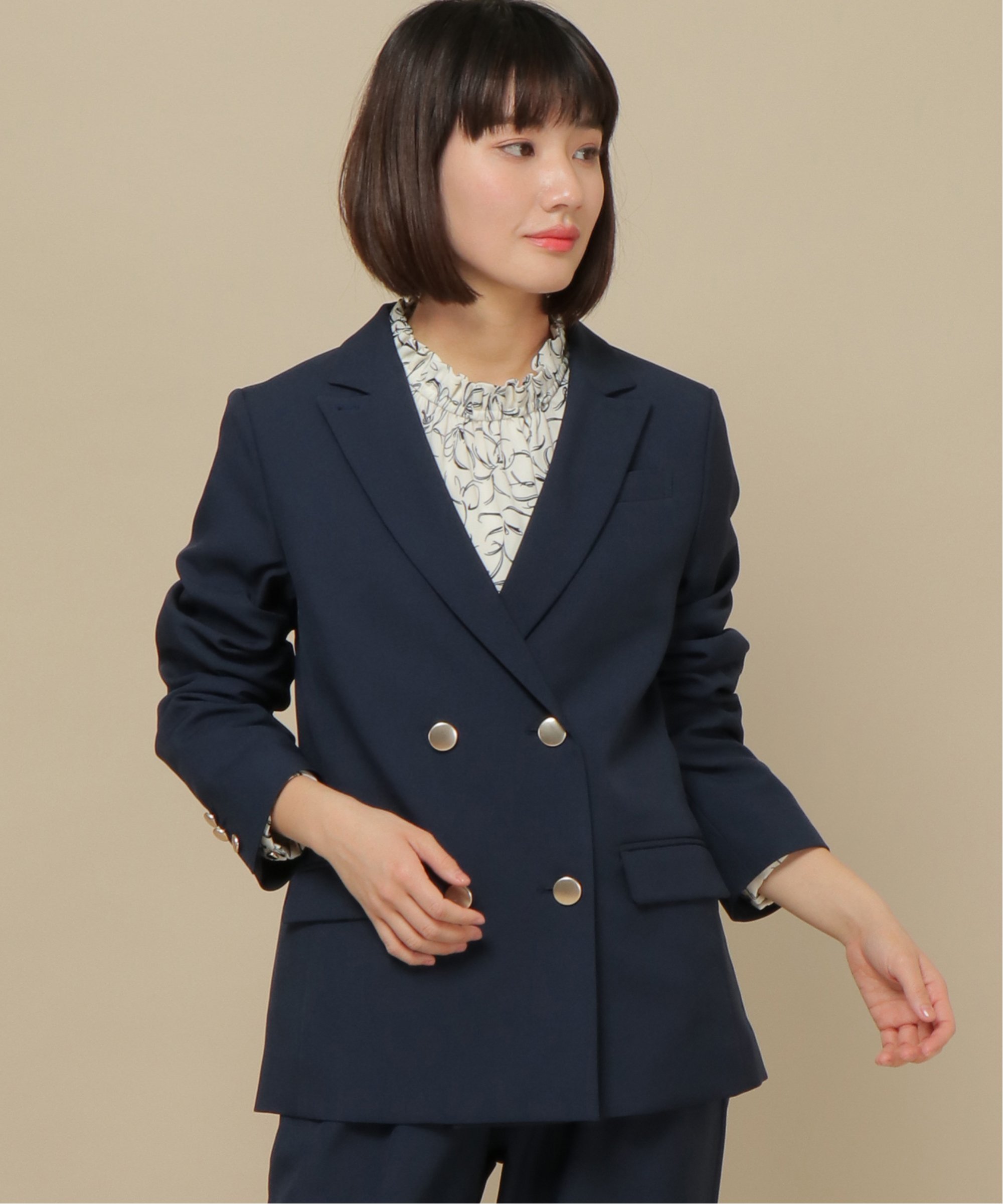 ヤマダヤ 定価23,000円 スエード×ファーショートダブルジャケット 