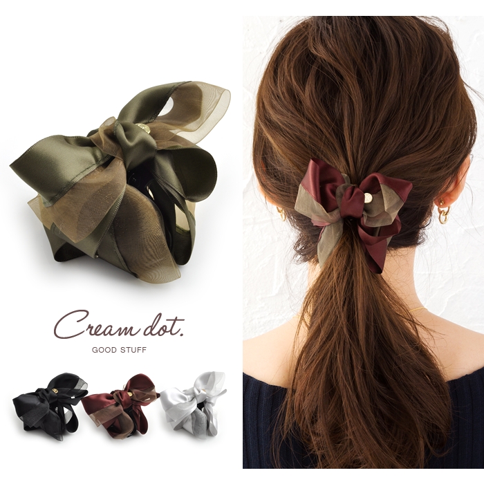 ヘアアクセ バンスクリップ ヘアクリップ[品番：CRMA0003036]｜CREAM-DOT（クリームドット）のレディース ファッション通販｜SHOPLIST（ショップリスト）
