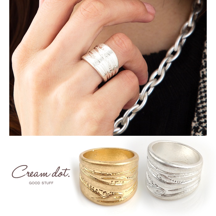 リング ワイドリング 指輪 品番 Crma Cream Dot クリームドット のレディースファッション通販 Shoplist ショップリスト