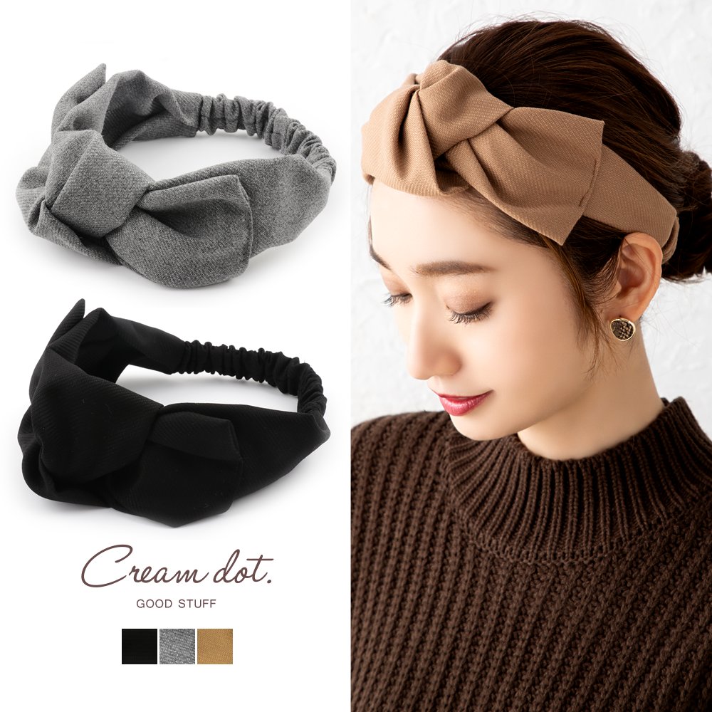 ヘアターバン ヘアバンド レディース 品番 Crma Cream Dot クリーム ドット のレディースファッション通販 Shoplist ショップリスト