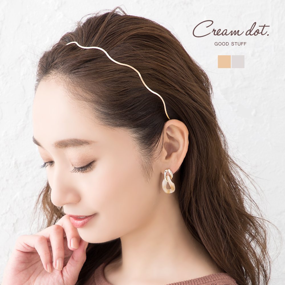 口コミ・レビュー｜カチューシャ 大人 ヘアバンド レディース 細い ヘアアクセサリー メタル マッ｜CREAM-DOT（クリームドット） - レディース ファッション通販SHOPLIST（ショップリスト）
