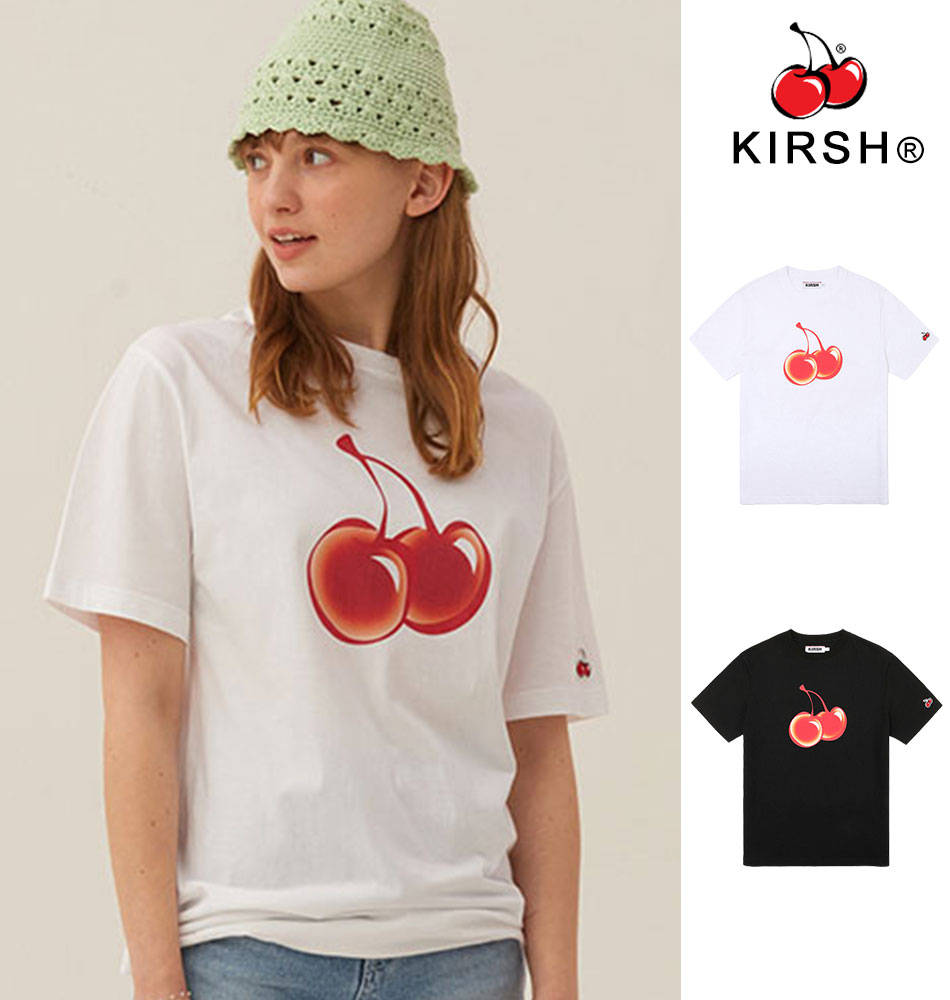 キルシー KIRSH ロゴTシャツ 白 - ポロシャツ