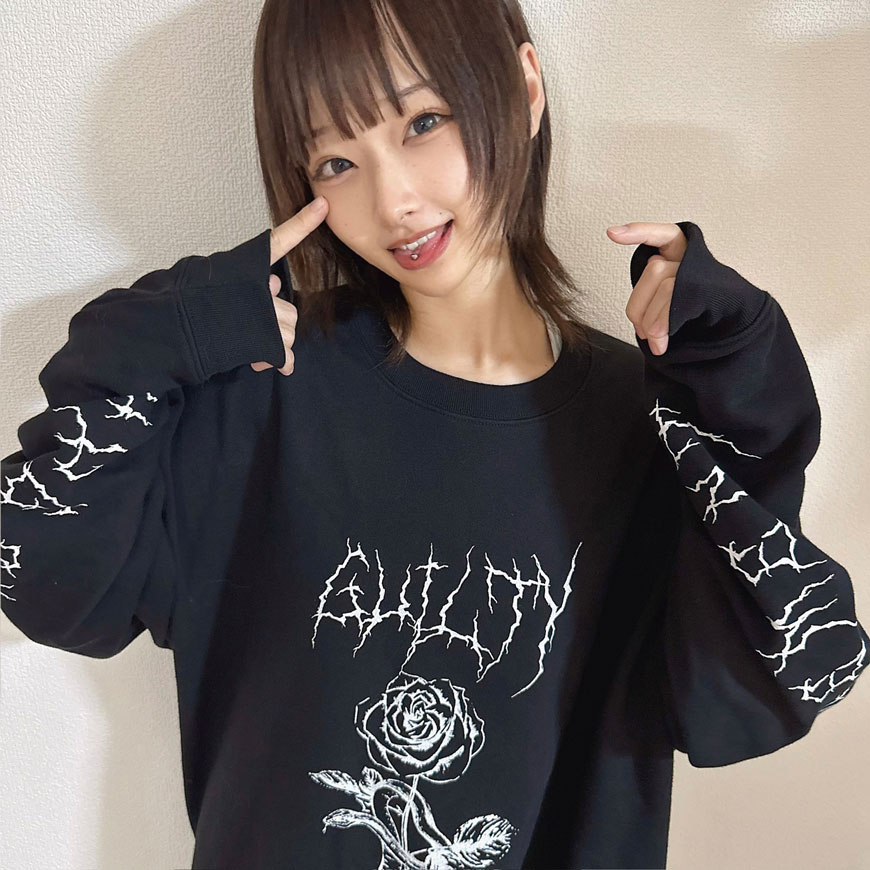 ililil イルイルイルHeart with thorns長袖Tシャツ ロンT - Tシャツ