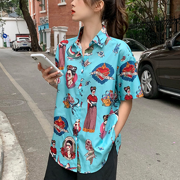 柄シャツ エキゾチック 異国風 品番 Dctw Decorative デコラティブ のレディースファッション 通販 Shoplist ショップリスト