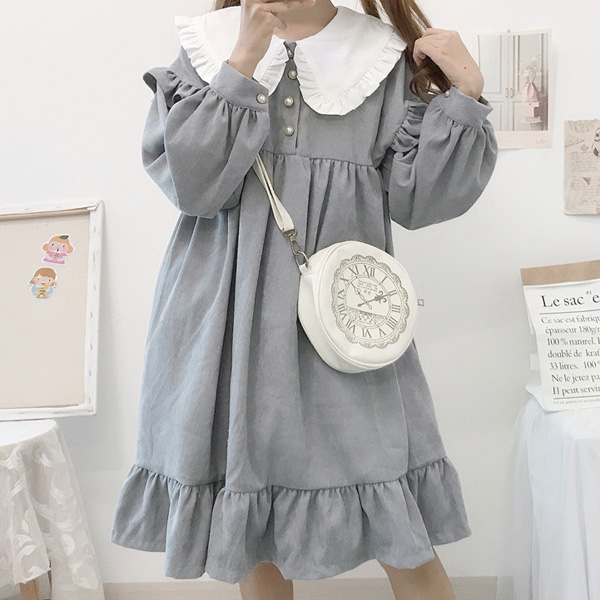 フリルワンピース 大きめ襟 パフスリーブ 品番 Dctw Decorative デコラティブ のレディースファッション通販 Shoplist ショップリスト