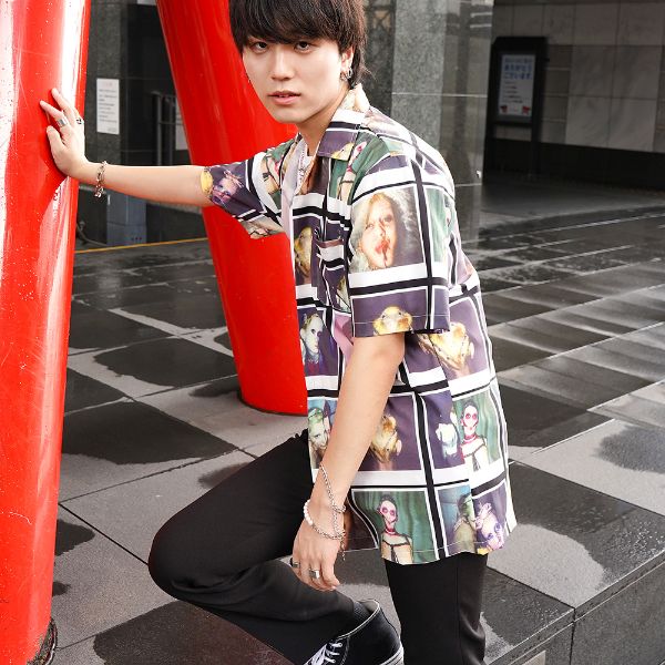 柄シャツ 奇抜 ポートレイト 品番 Dctw Decorative デコラティブ のレディースファッション 通販 Shoplist ショップリスト