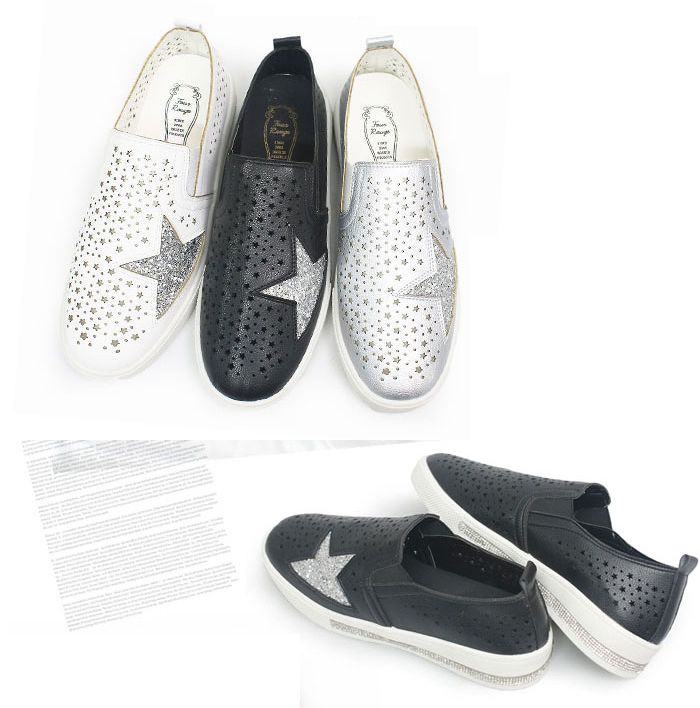 口コミ レビュー スターデザインのキラキラスリッポンスニーカー Demeter デメテル レディースファッション通販shoplist ショップリスト