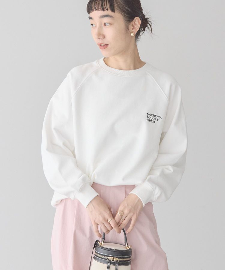 刺繍ロゴラグランスウェット[品番：EHEW0045509]｜AMERICAN  HOLIC（アメリカンホリック）のレディースファッション通販｜SHOPLIST（ショップリスト）