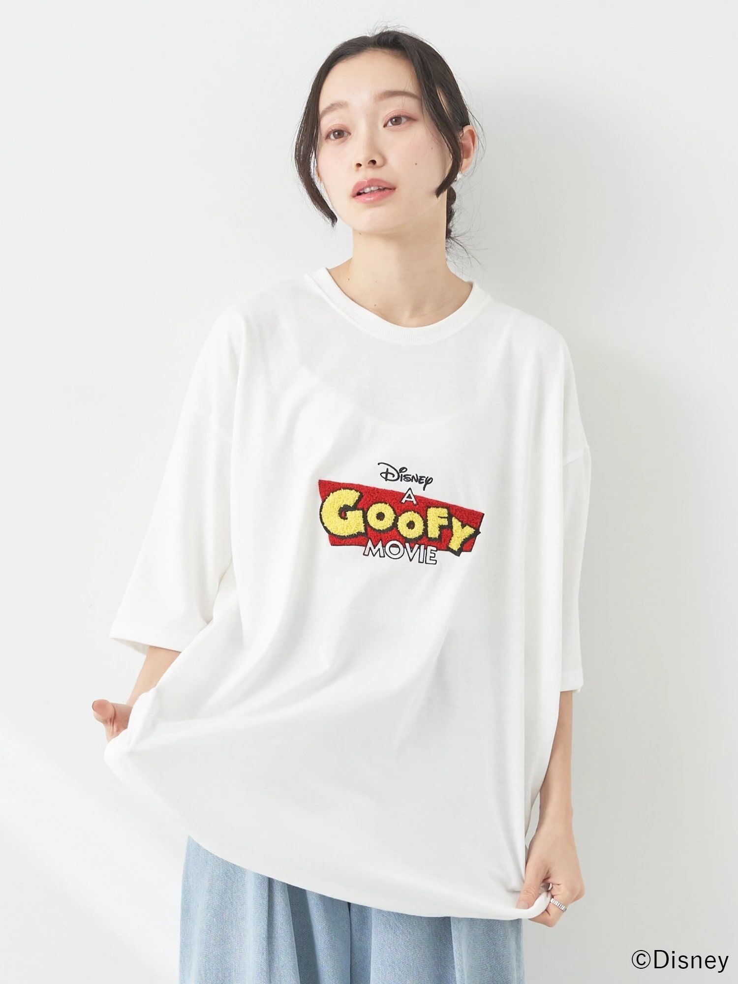 Goofy&Max/フロントサガラ刺繍Tee[品番：EMEW0043496]｜earth  
