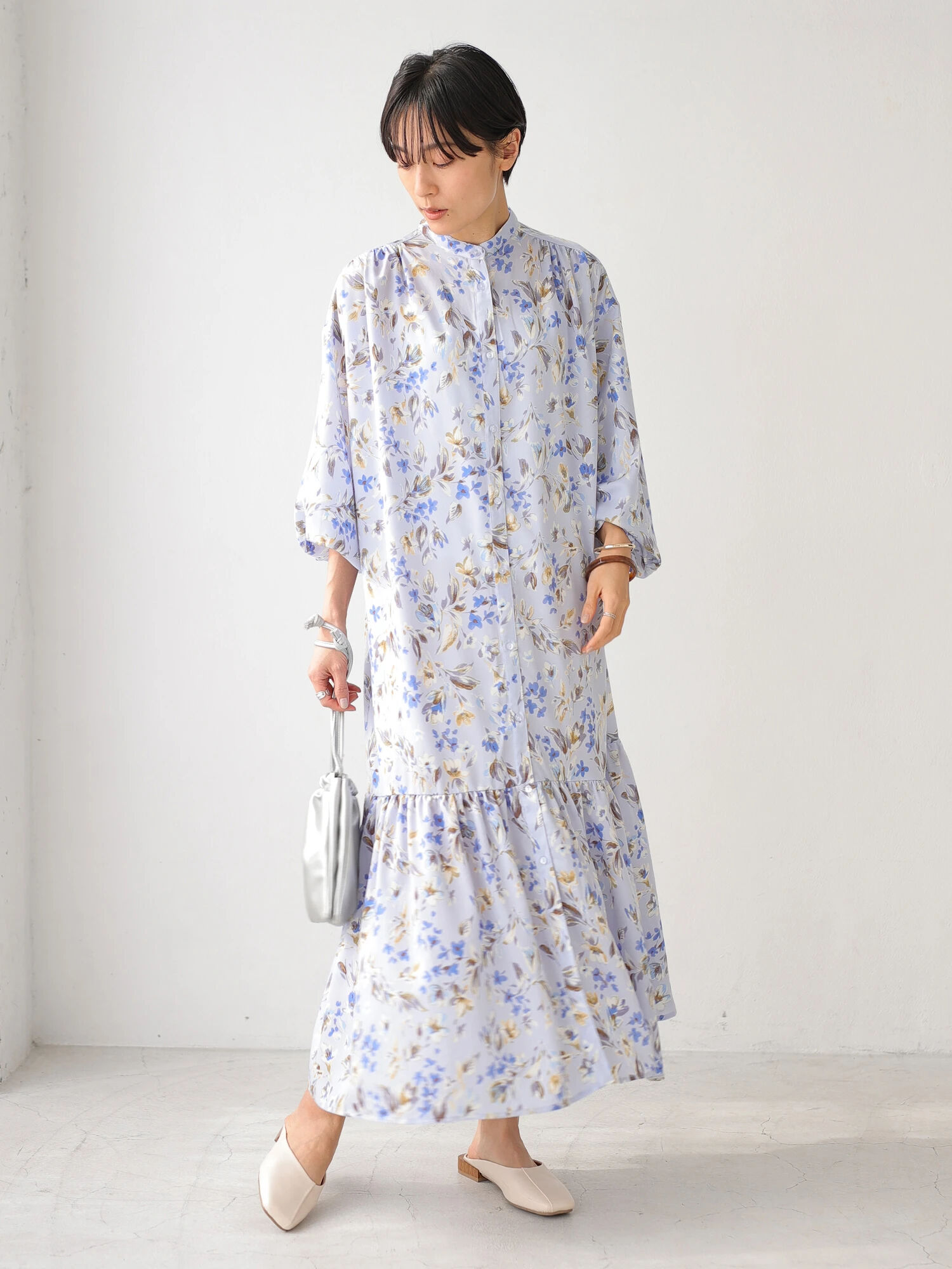 サテンティアードワンピース 品番 Ehew American Holic アメリカンホリック のレディースファッション通販 Shoplist ショップリスト