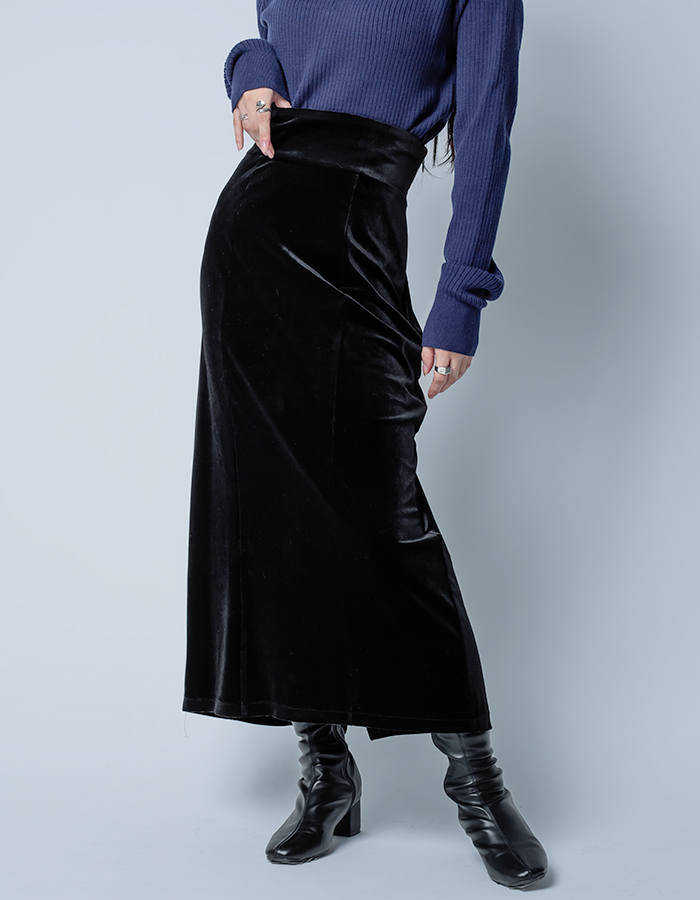 Adoon plain Ladies】ベロアナロータイトスカート[品番：KTRW0025208 ...