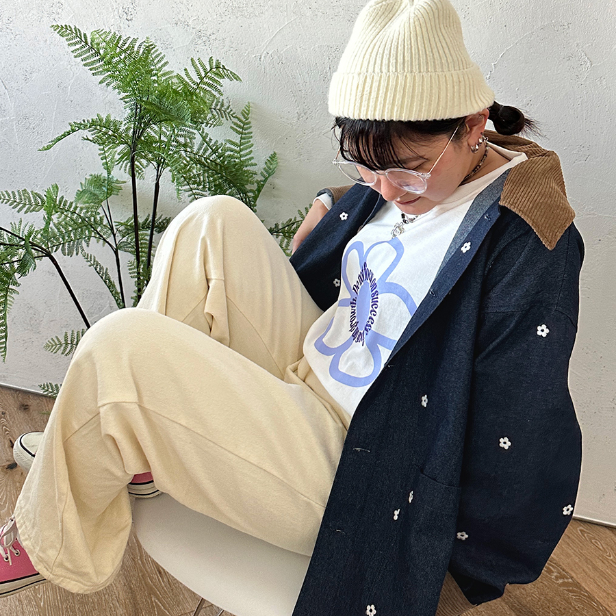 　ドット　つけ襟