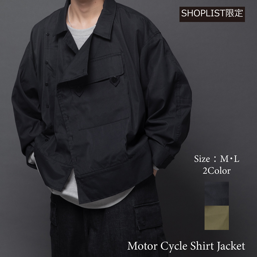 kutir】【SHOPLIST限定】モーターサイクルシャツジャケット[品番