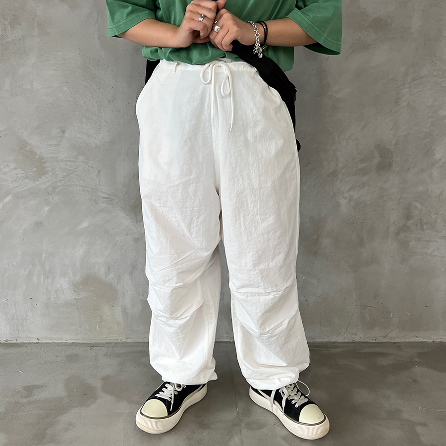 80cm★ハート柄ゆったりパンツ　ワイドパンツ　カーゴパンツ　韓国子供服