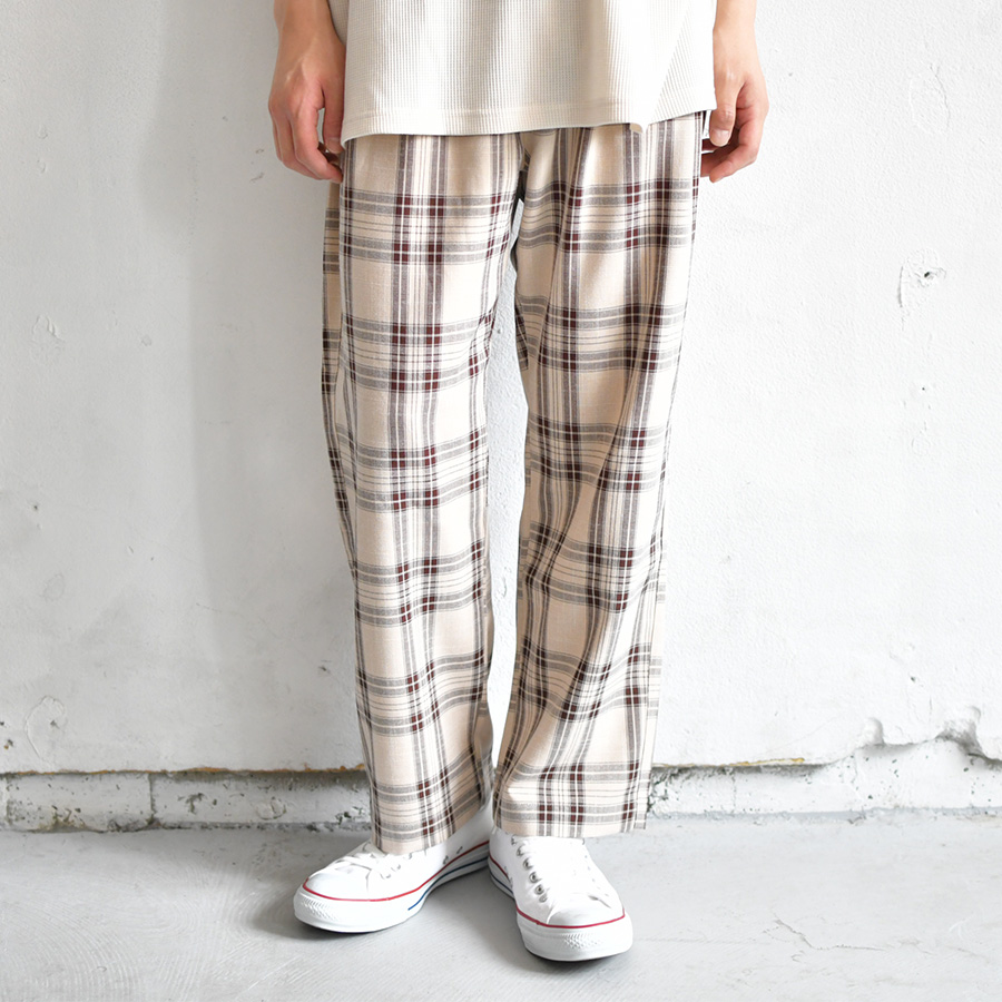 リンクコーデ専門ブランド ペアペア チェック柄テーパードパンツ メンズ 品番 Ktrw Pairpair Men ペアペア のメンズ ファッション通販 Shoplist ショップリスト