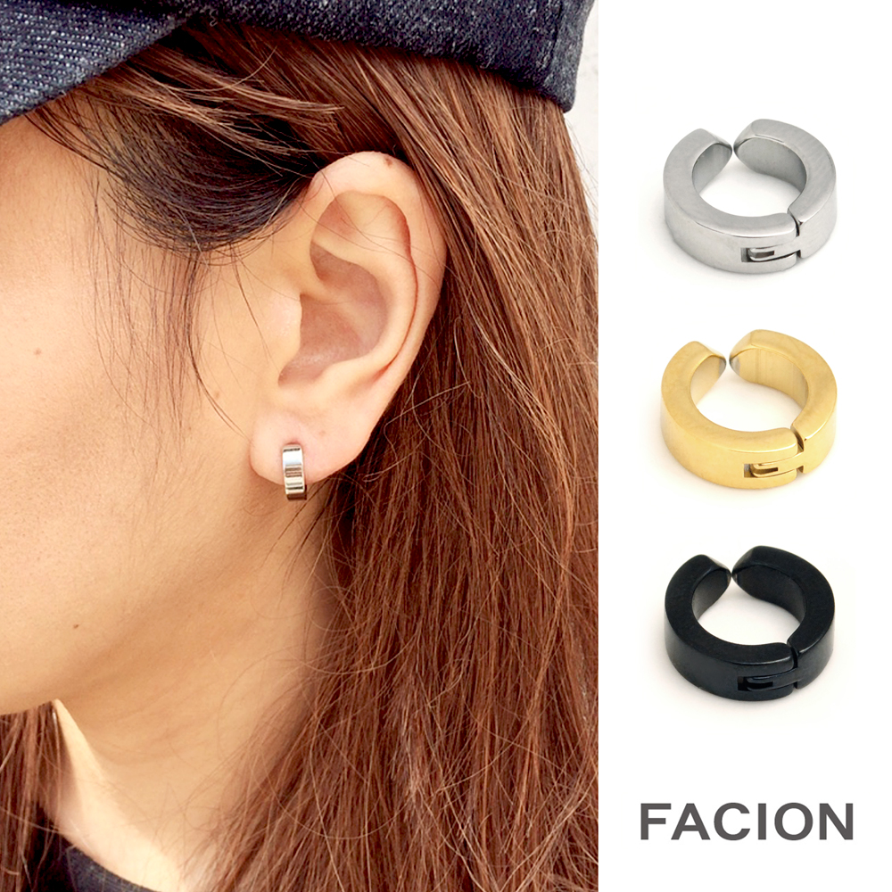 片耳ステンレスイヤリング イヤーカフ フープ 品番 Faca Facion ファシオン のレディースファッション通販 Shoplist ショップリスト