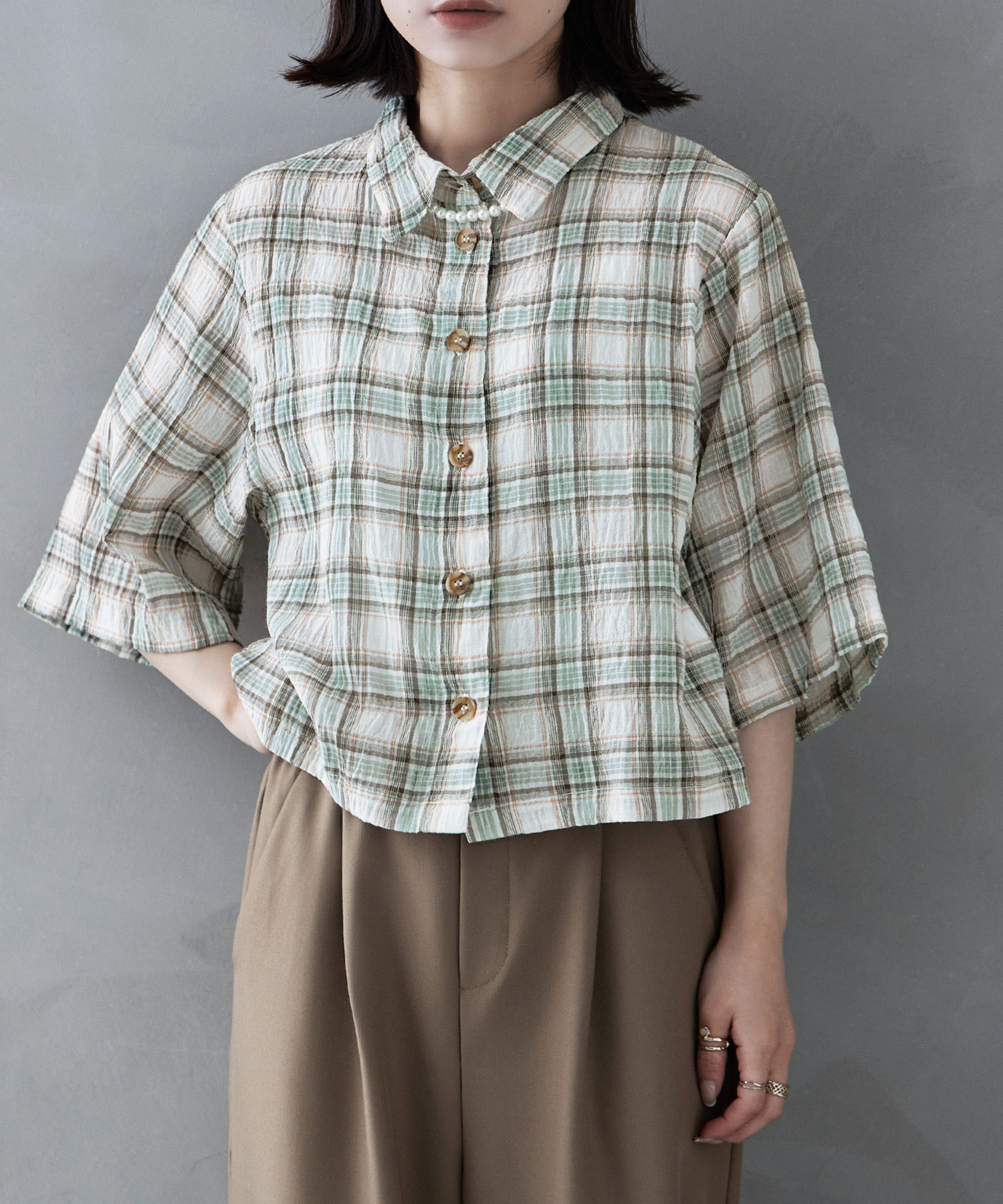 Fashion Letter シャツのサムネイル