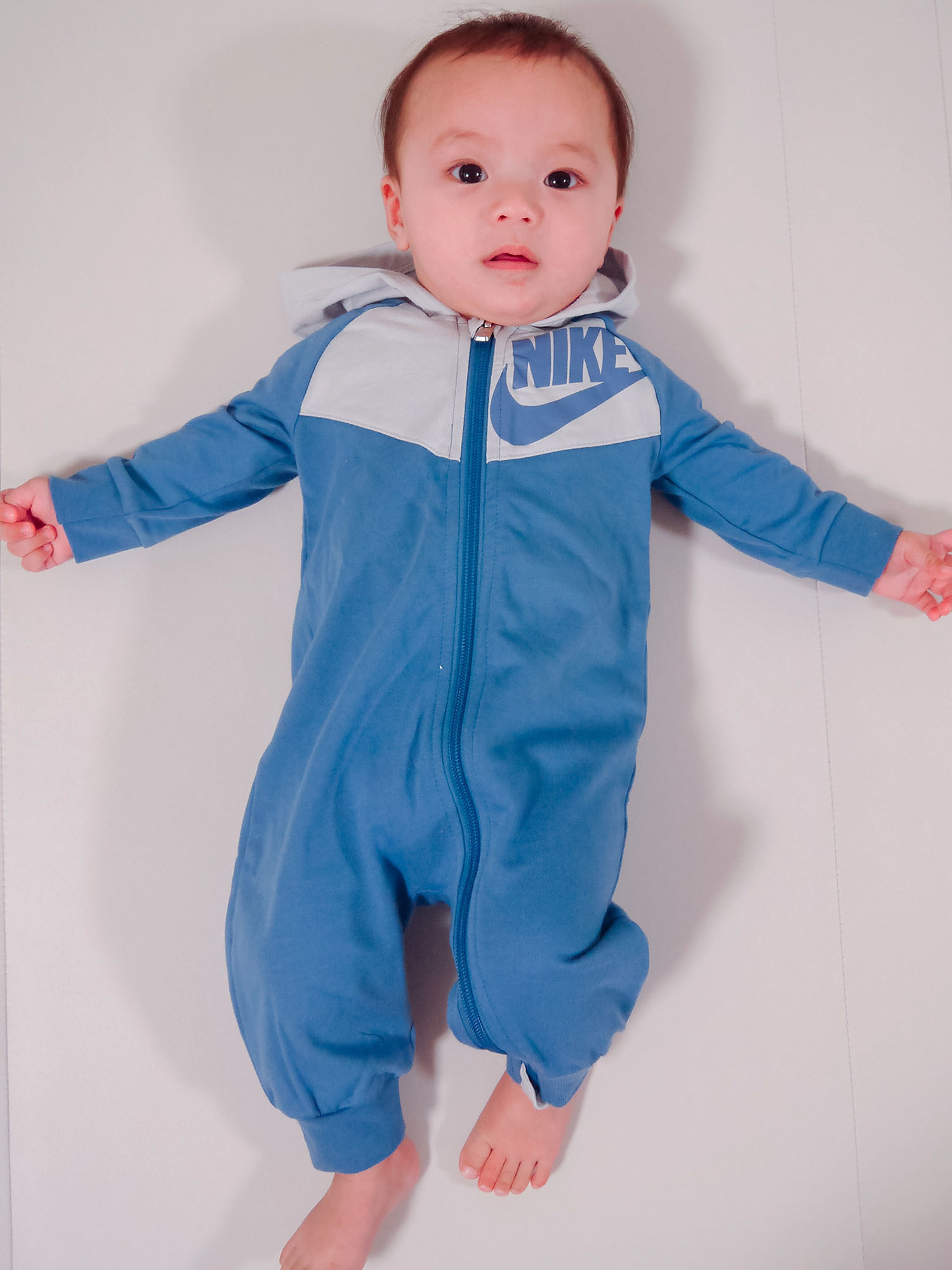 NIKE スウッシュオーバーオール サロペット ブラック ホワイト スウッシュM