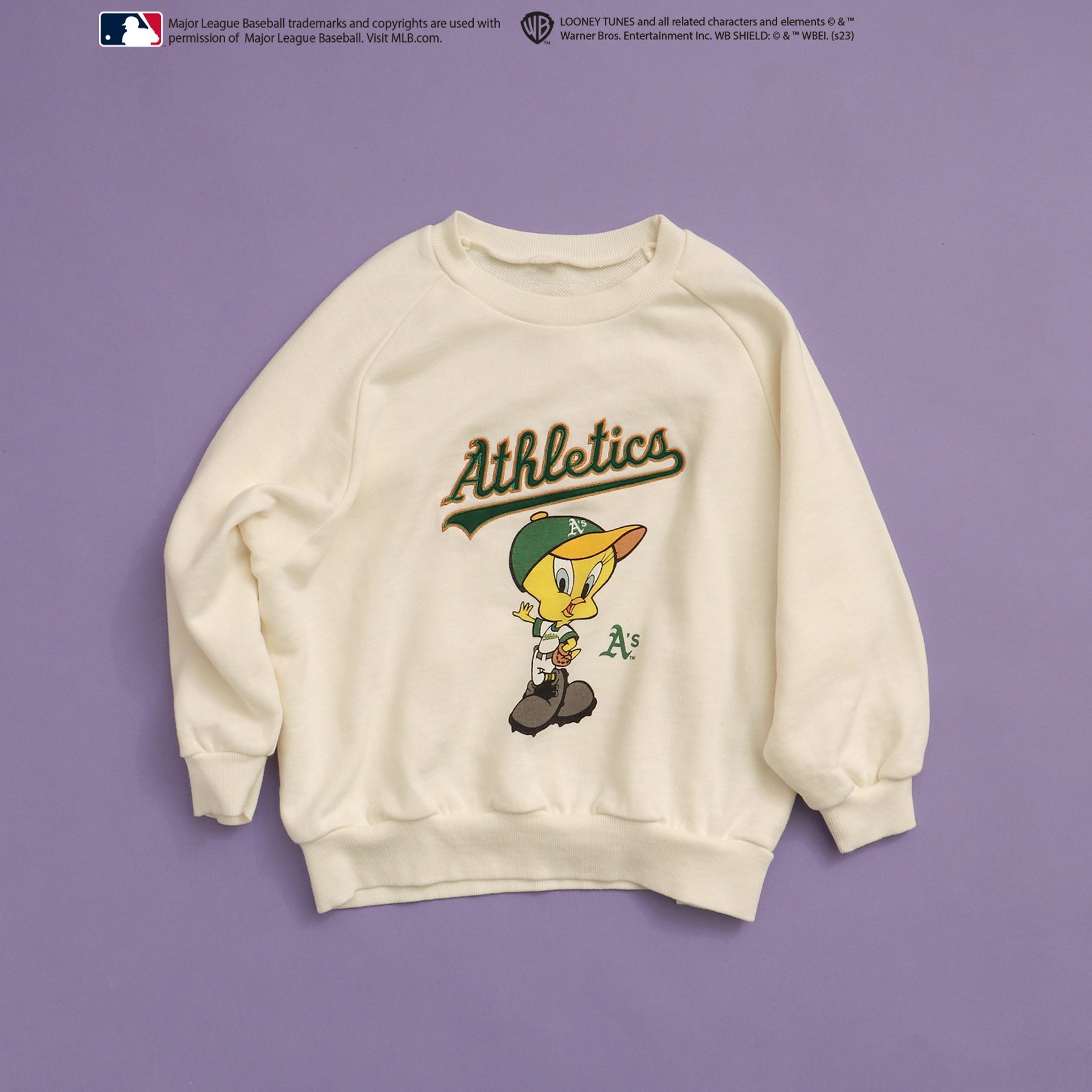 キナリ】MLB×LOONEY TUNES RAGLAN SWEAT[品番：FOKK0017367]｜F.O.