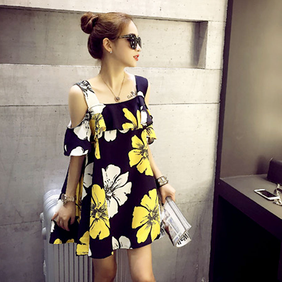 超美品の 華やかな花柄チュニックワンピース ワンピース ドレス Www Azns Org