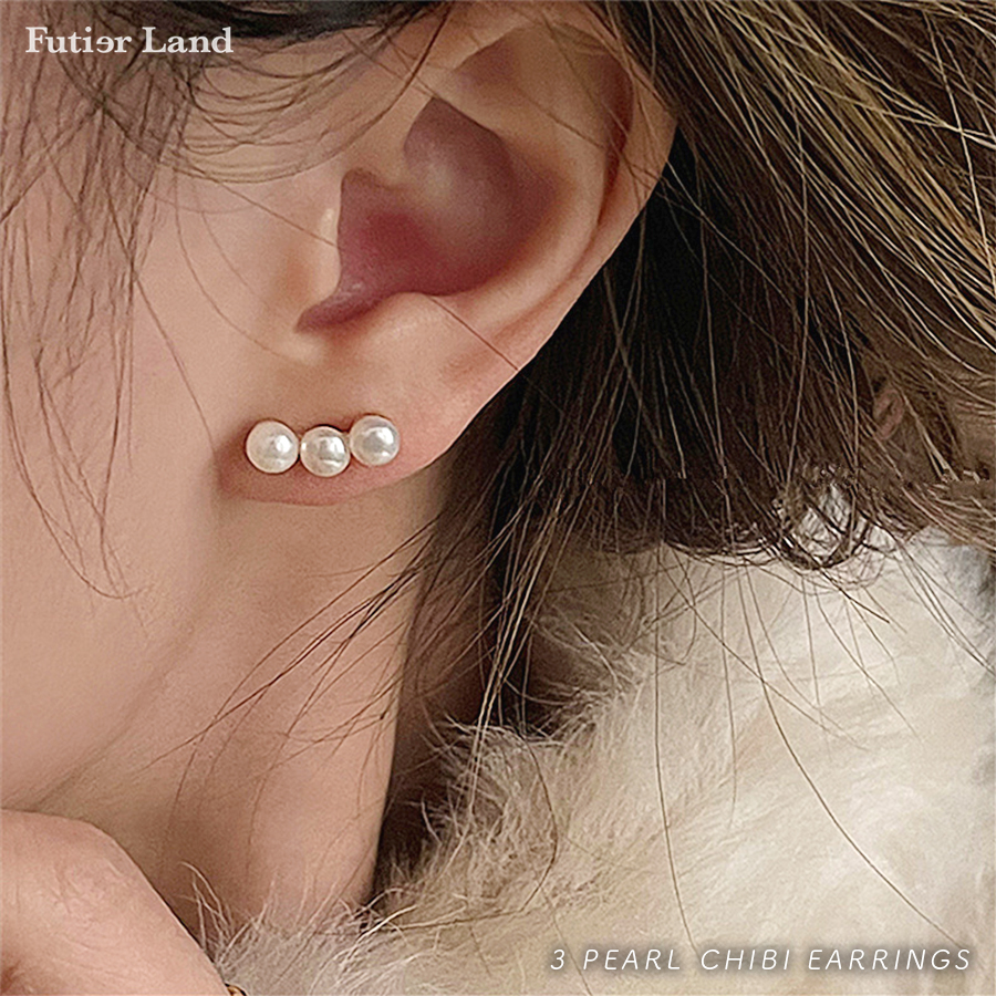 ピアス パール ミニパール[品番：FI000007137]｜futier land（フュー