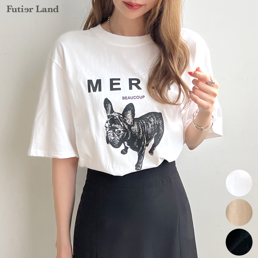 トップス Tシャツ 半袖[品番：FI000007682]｜futier land（フュー