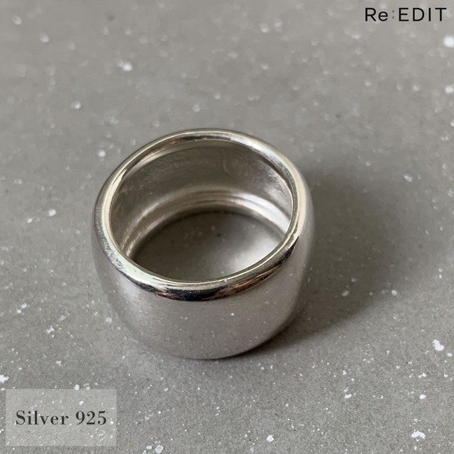 カーブリング　silver925 指輪　メンズ　フリーサイズ　オープン