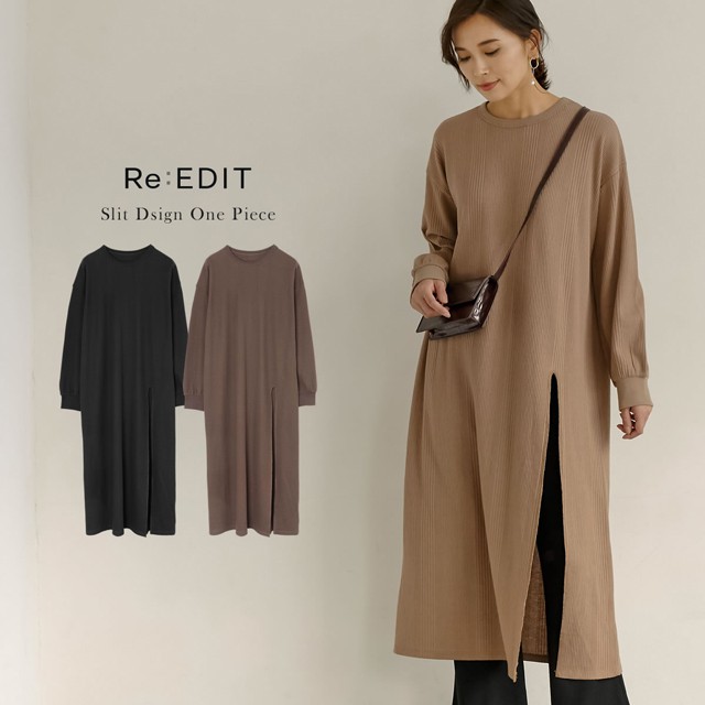 深めスリットがレイヤードコーデ のアクセントに 品番 Gs Re Edit リエディ のレディースファッション通販 Shoplist ショップリスト