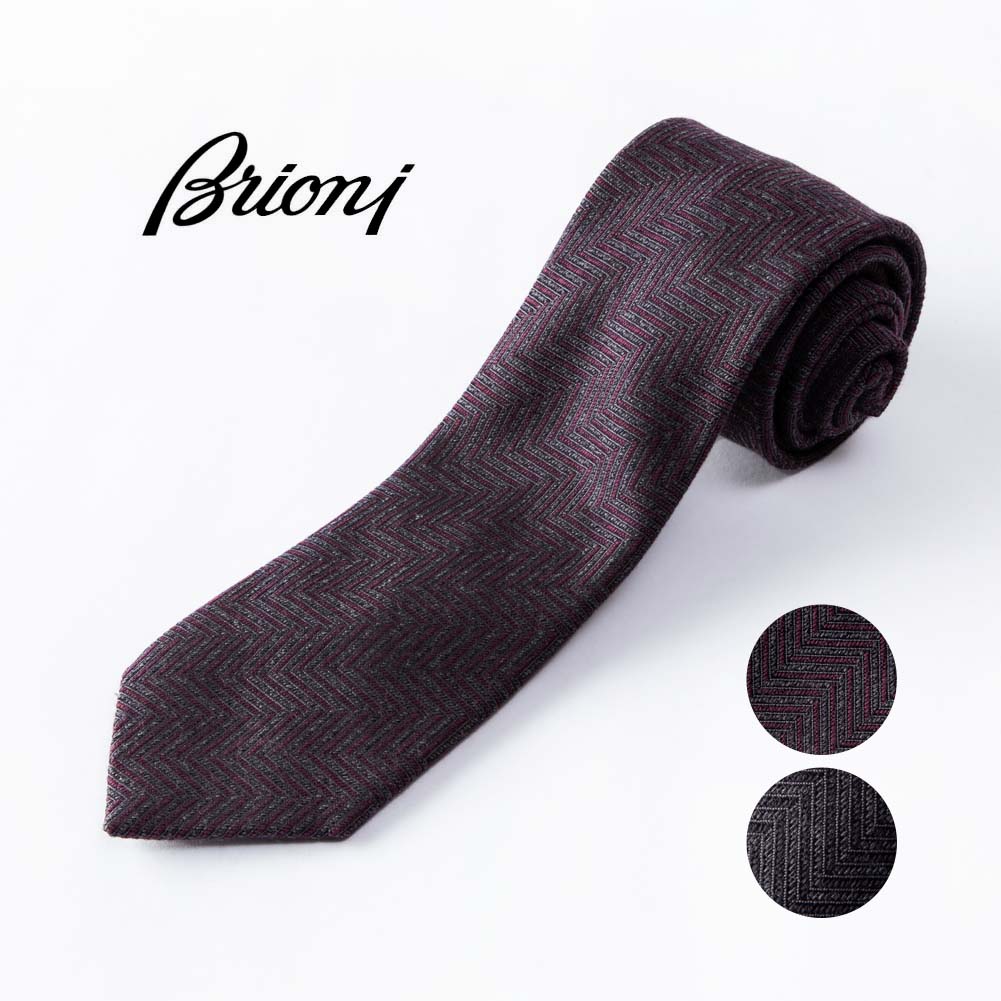 Brioni Roma 70s 頼もしく 80s ヴィンテージ シルクネクタイ