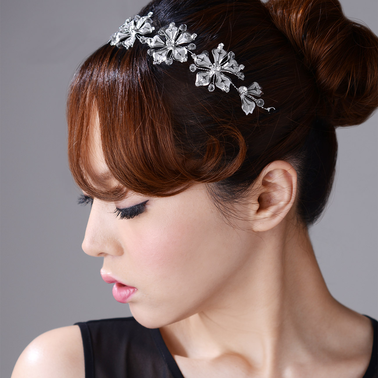 メッシュの花咲くフラワーカチューシャ ヘッドドレス 花 品番 Zy Girl ガール のレディースファッション通販 Shoplist ショップリスト