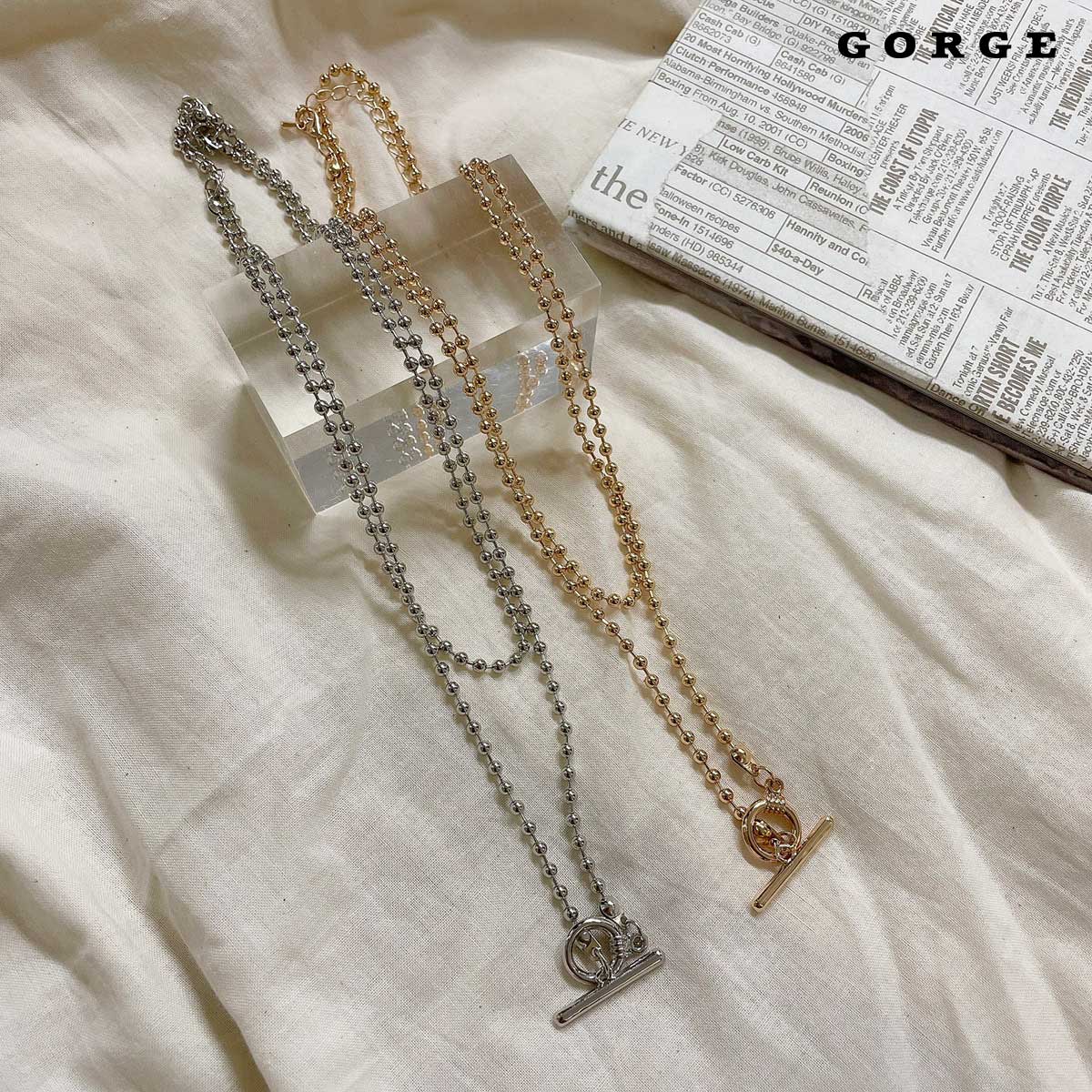 チェーンリングネックレス[品番：GORW0006163]｜GORGE （ゴージ）のレディースファッション通販｜SHOPLIST（ショップリスト）