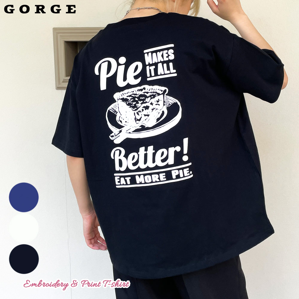 刺しゅう＆プリントＴシャツ[品番：GORW0007905]｜GORGE （ゴージ）の