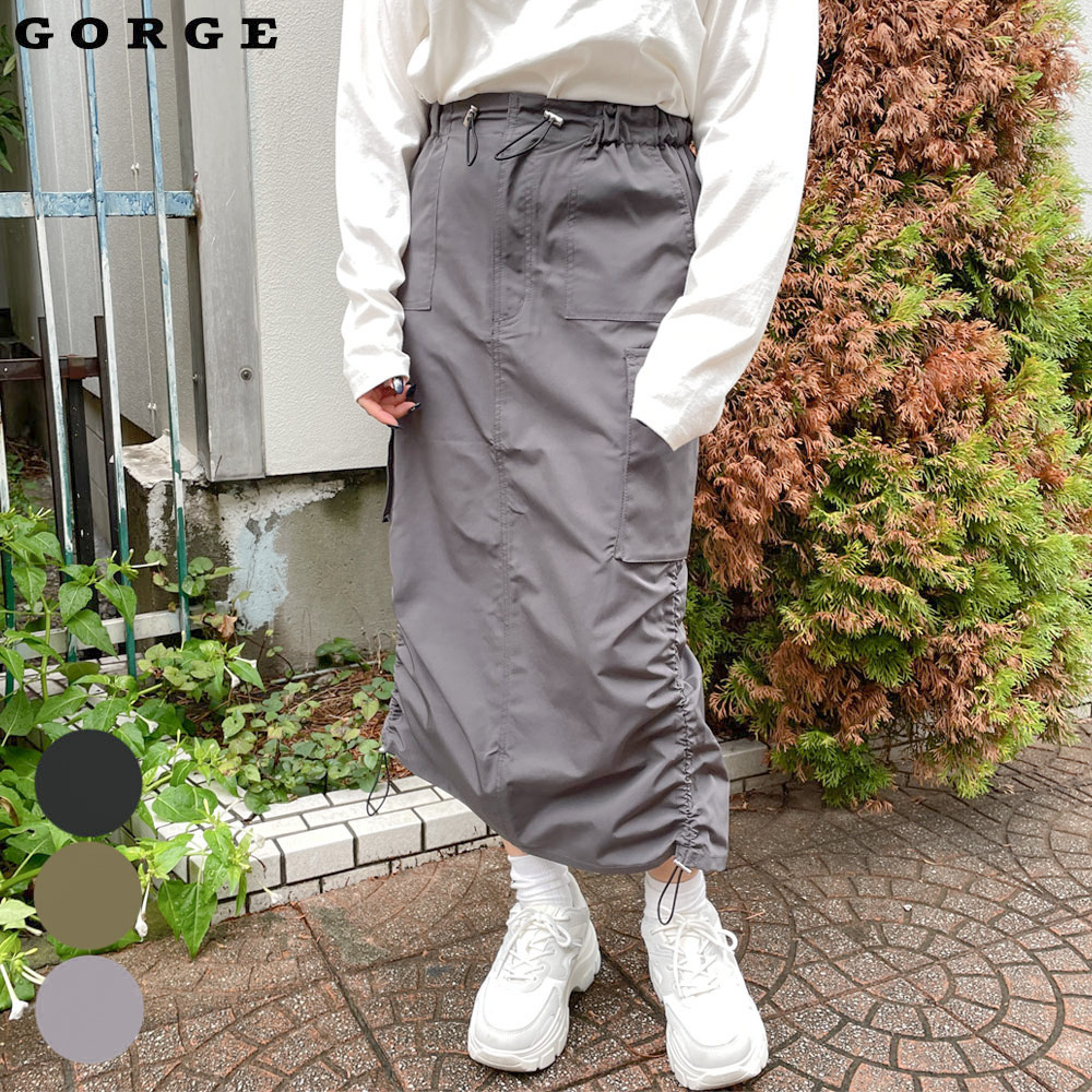 ロングカーゴスカート[品番：GORW0008327]｜GORGE （ゴージ）のレディースファッション通販｜SHOPLIST（ショップリスト）