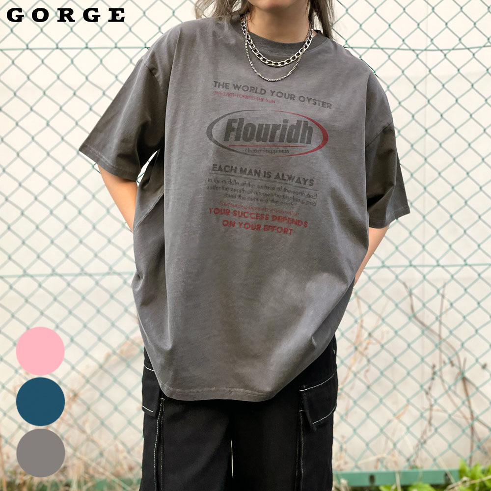 ピグメントプリントＴシャツ[品番：GORW0008615]｜GORGE （ゴージ）のレディースファッション通販｜SHOPLIST（ショップリスト）