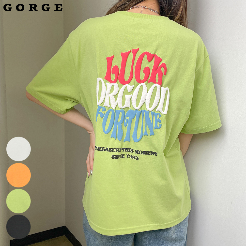 発泡プリントＴシャツ[品番：GORW0008766]｜GORGE （ゴージ）のレディースファッション通販｜SHOPLIST（ショップリスト）